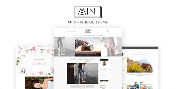 Minimal Video Blogger Template