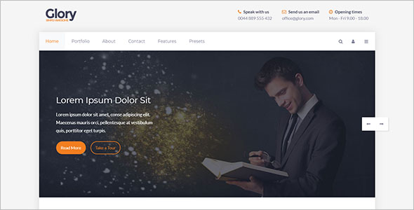 Modern Portfolio Joomla Template