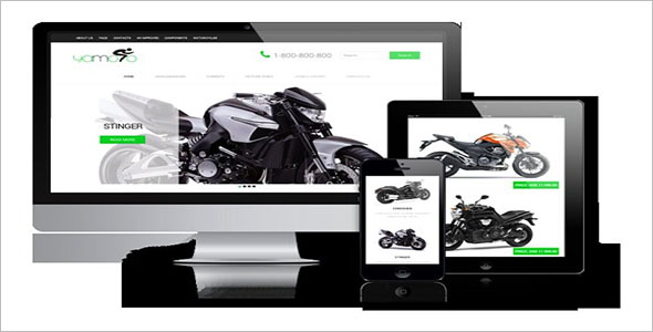 Motorcycle Website Template