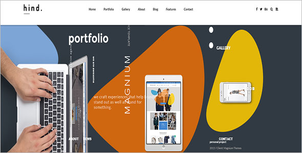 Multi-Concept Portfolio WordPress Theme