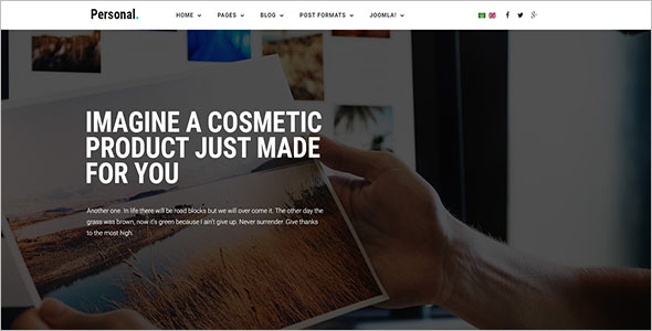 Multipurpose Personal Portfolio Joomla Template
