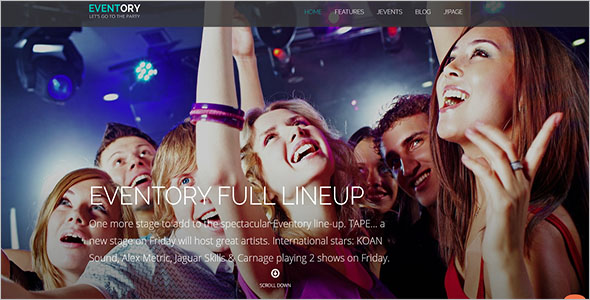 Music Party Joomla Template