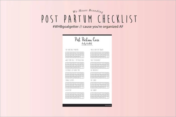 PDF Daily Checklist Format