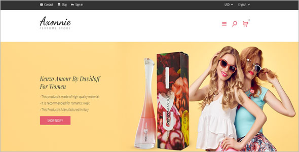 Perfume Store PrestaShop Theme