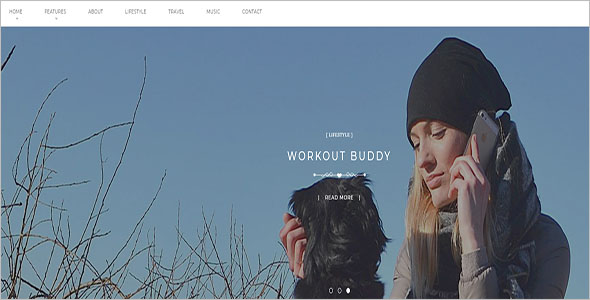 Personal Blog Theme For Drupal 8