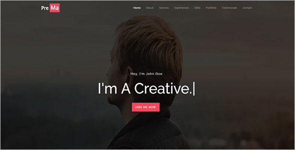 Personal HTML Template