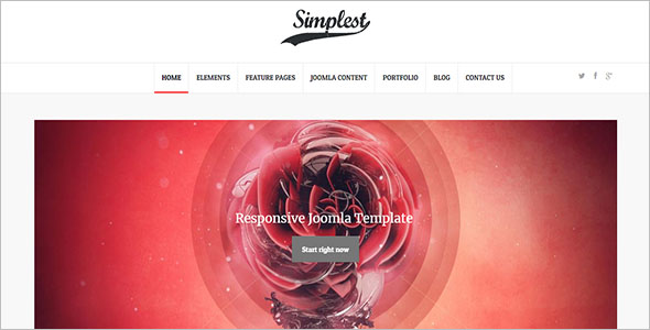 Portfolio Joomla Website Template
