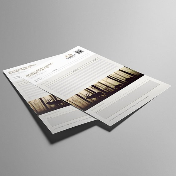 Premium Agenda Template