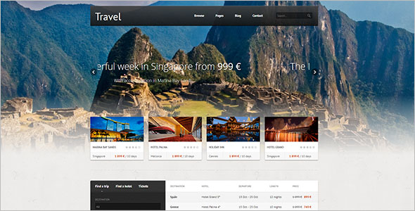 Premium Travel HTML Template