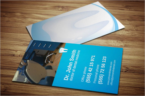 Printable Dental Care Business Card Template