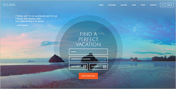 Responsive Travel Agency WordPress Theme