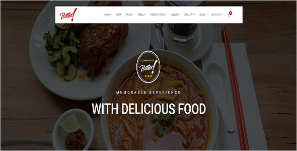 Restaurant & Bakery WordPress Theme