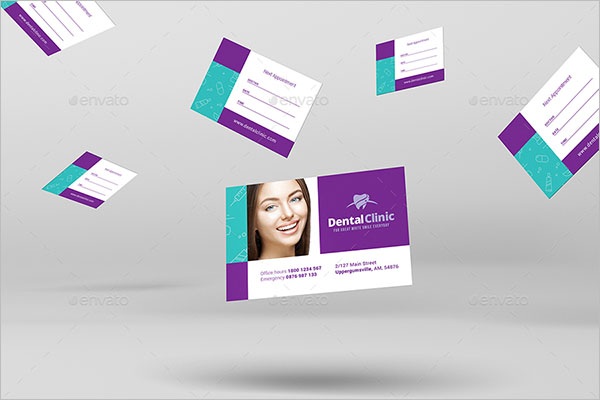 Simple Dental Care Business Card Template