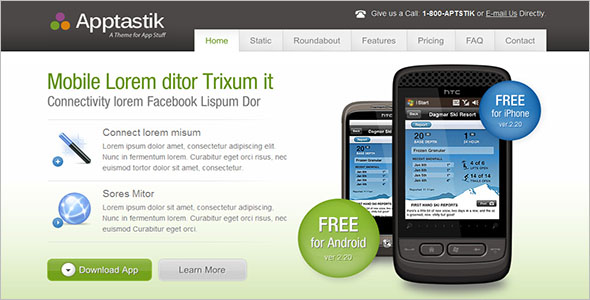 29+ Static HTML Templates Free Website Themes