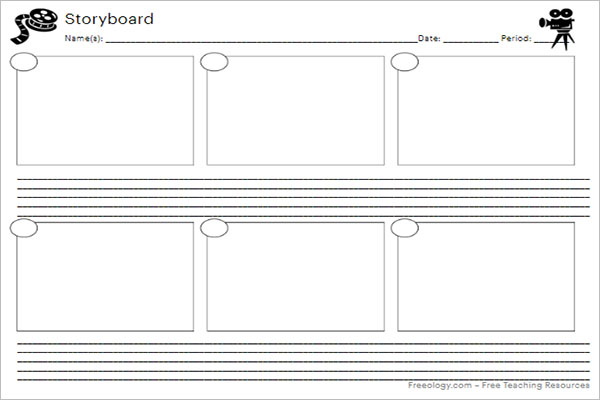 Simple Storyboard Template Word