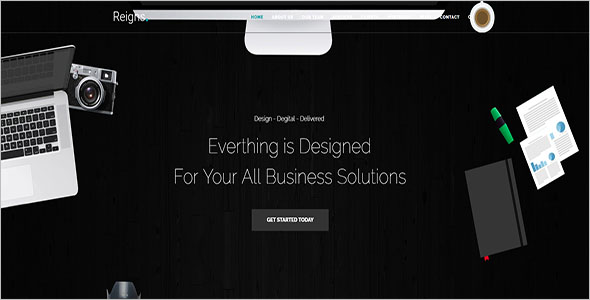 Single Page Corporate Drupal Theme