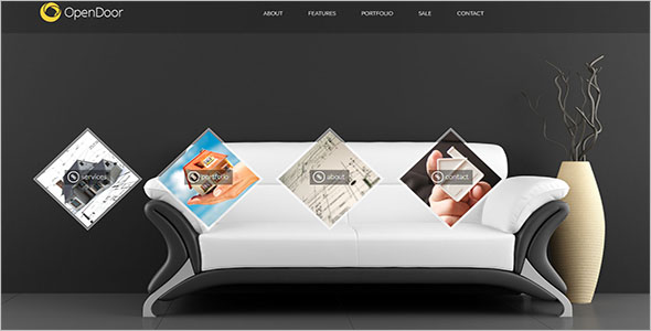 Single Page Furniture Bootstrap Template