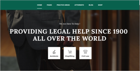 Small Law Firm Website Template