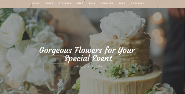 Special Event Management Website Theme