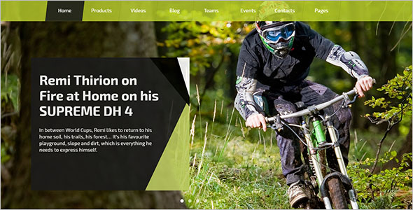 Sport Multipage HTML5 Website Template