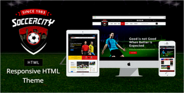 Sports Event Management Website Theme