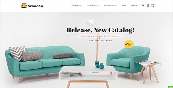 Stunning Furniture Bootstrap Template