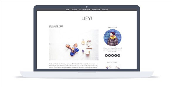 Stunning Lifestyle Blog Theme