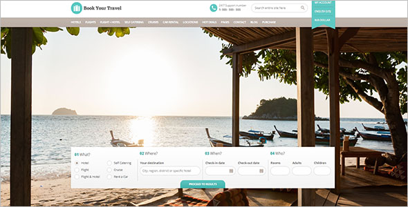 Top Selling Travel HTML Template