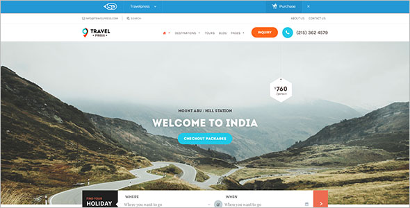 Tour Operator WordPress Theme