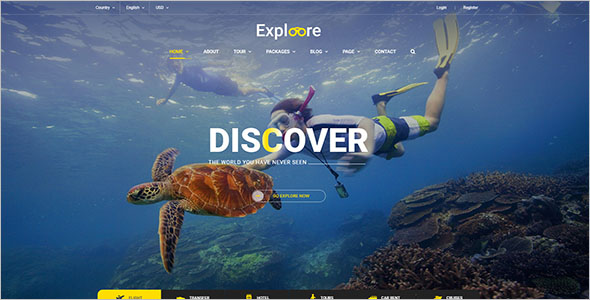 Travel HTML Website Template`