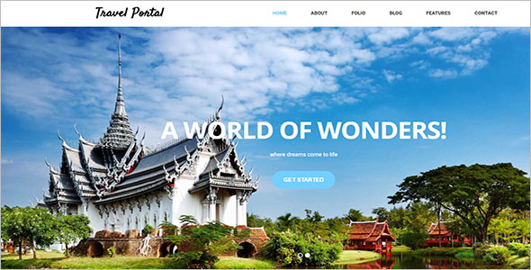 Travel Portal HTML Template