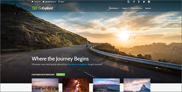Trendy Travel HTML Template