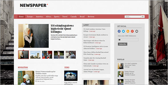 Video Support Blogger Template