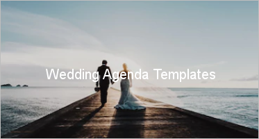Wedding Agenda Templates