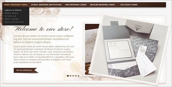 Wedding Card VirtueMart Theme