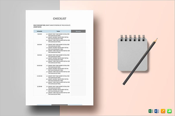 Wedding Checklist Template Excel
