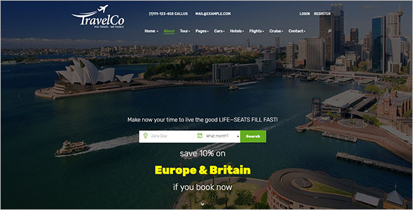 World Travel HTML Template
