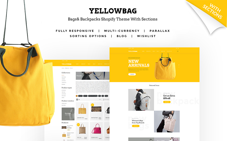 Handbag Responsive Shopify Theme 