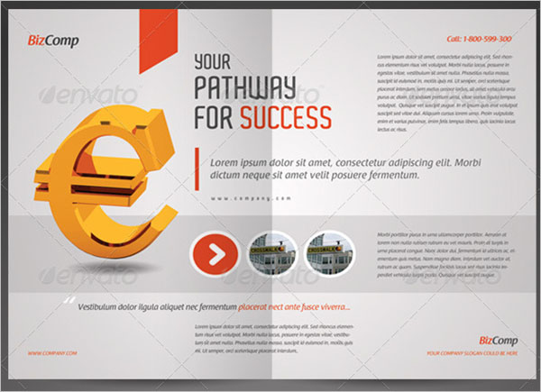 A4 Half Fold Brochure Template