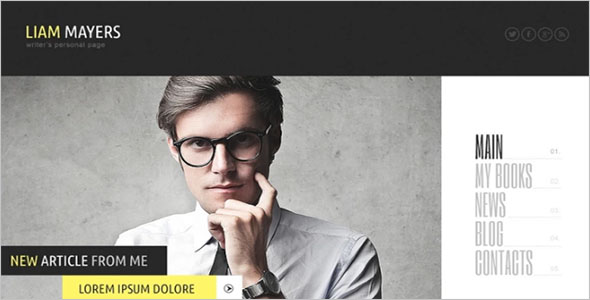 Academic Writer HTML5 Template