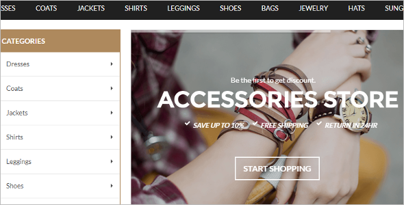 Accessories Store Magento Template