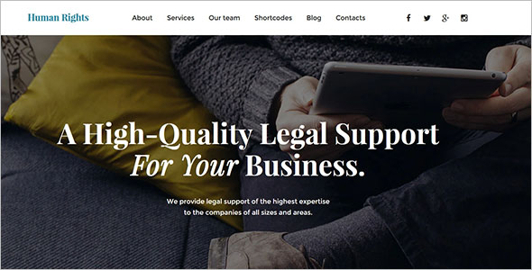 Accounting Website WordPress Theme
