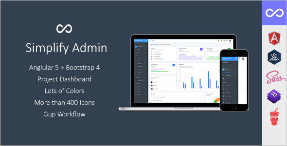 Admin Bootstrap jQuery Template