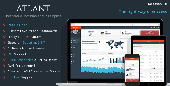 Admin Dashboard Bootstrap Template