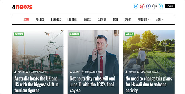 Advanced WordPress Newspaper Theme