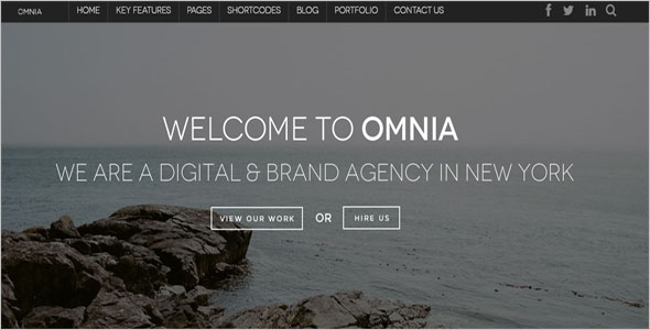 Advertising Drupal Website Template