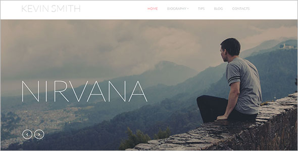 Author Blog Responsive Template