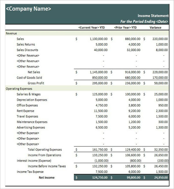 36-income-statement-templates-free-pdf-excel-word-xls-formats