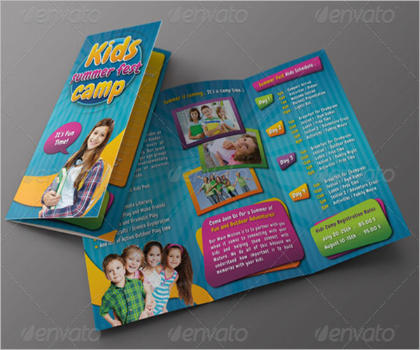 Basketball Camp Brochure Template