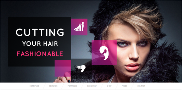 Beauty Salon Bootstrap Template